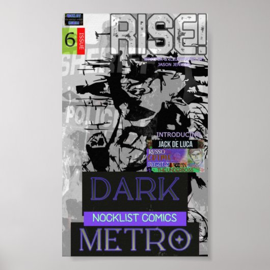 DARK METRO RISE! POSTER (Voorkant)
