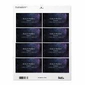 Dark Midnight Gothic Elegance Etiket (Full Sheet)