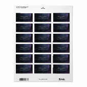 Dark Midnight Gothic Elegance Etiket (Full Sheet)