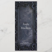 Dark Midnight Gothic Elegance Menu (Achterkant)