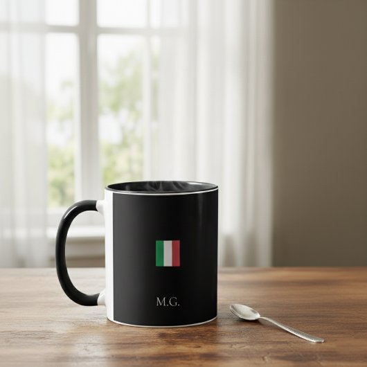 Dark Mode Matte Black Ceramic Mug Custom