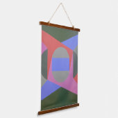 Dark Moody Abstract Wall Tapestry Hangend Wandkleed (Gebogen)