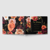 Dark Moody Burgundy Rust Orange Floral Wedding (Complet)
