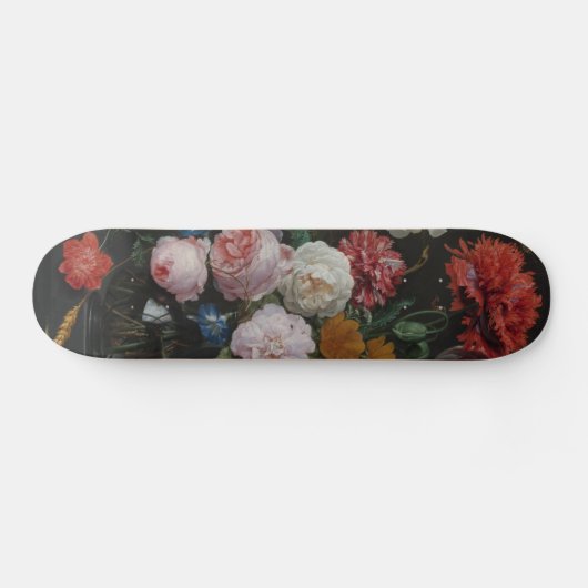 Dark Moody Floral Skateboard (Horizontaal)