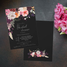 Dark Moody Floral Vrijgezellenfeest
