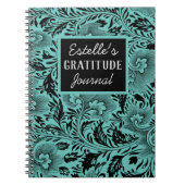Dark Moody Foliard Journal de Gratitude (Devant)