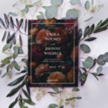 Dark Moody Romantic Floral Faire-part de mariage<br><div class="desc">Découvrez notre Faire-part de mariage florale romantique Dark Moody,  un mélange parfait d'élégance et de romantisme. Ce design époustouflant donne le ton d'une célébration sophistiquée et enchanteresse. Découvrez notre collection pour des invitations uniques et artisanales qui captent l'essence de votre journée spéciale.</div>