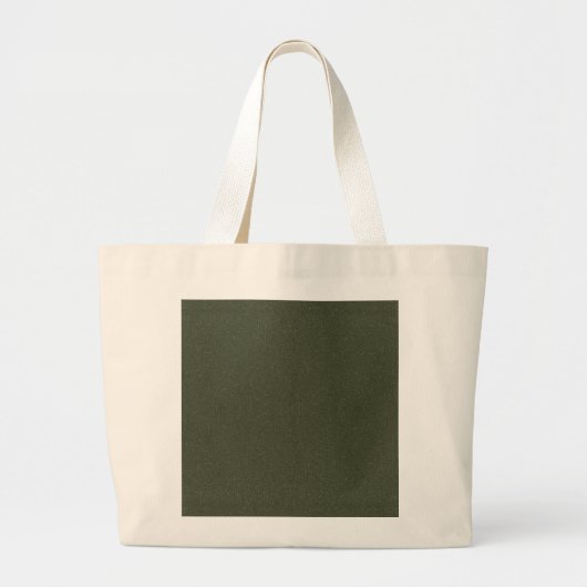 Dark Moss Green Canvas Tas – (Voorkant)