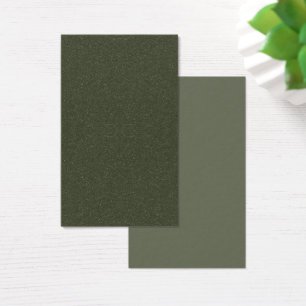 Dark Moss Textured Visitekaartje - 