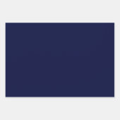 Dark Navy Watercolor Inpakpapier Vel (Voorkant 3)