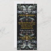 Dark Night Angel Halloween Party Invitation (Dos)