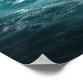 Dark Ocean Wave Art Design Poster (Hoek)