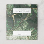 Dark Olive Green Gemstone (Buitenkant ongevouwen)