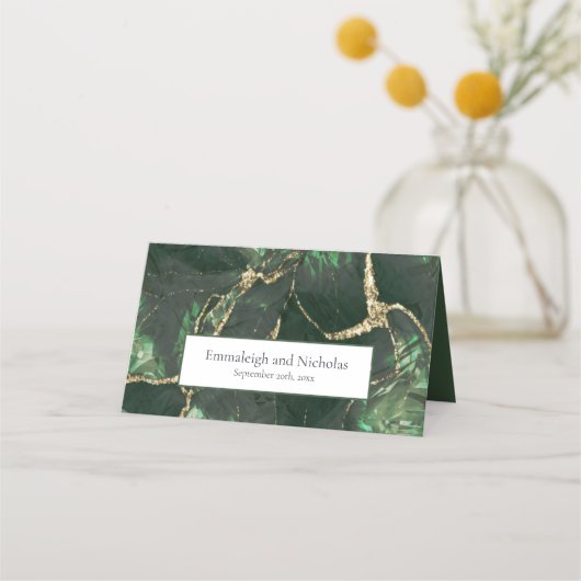 Dark Olive Green Gemstone (Achterkant)