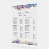 Dark Opal Design prijslijst Acryl Bord (Hoek)