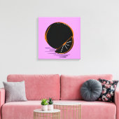 Dark Orange – Minimal Graphic Art Canvas Afdruk (Insitu (Woonkamer))
