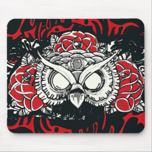 Dark owl Mousepad Muismat