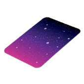 Dark Paarse Sterrennacht Sky Magneet (Linkerzijde)