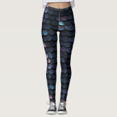 Dark Pattern Scale Leggings (Voorkant)