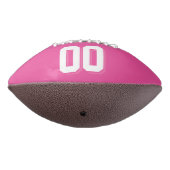 DARK PINK EN WHITE Custom Football (Gedraaid 270)