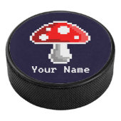 Dark Pixel Mushroom Hockey Puck (3/4)
