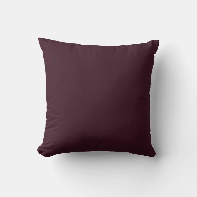 Dark Plum Velvet Kussen (Voorkant)
