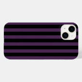 Dark purple and black stripes Case-Mate iPhone case (Achterkant (horizontaal))