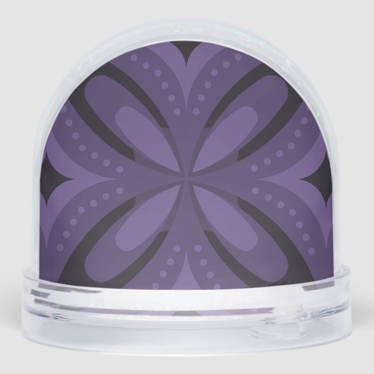 Dark Purple Colored Retro Pattern (Arrière)