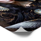 Dark Queen Angel Fantasy Art Poster (Hoek)