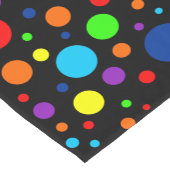 Dark Rainbow Spots Table Runner Korte Tafelloper (Hoek)