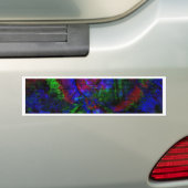 Dark Rave Graffiti Bumpersticker (Op auto)