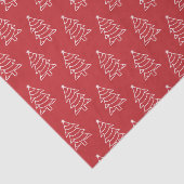 Dark Red Background-document met kerstboomstructuu Tissuepapier (Detail)