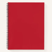 Dark Red Background Notitieboek (Voorkant)