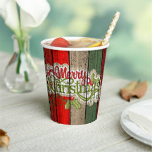 Dark Red Green Weathered Wooden Plantern Pattern