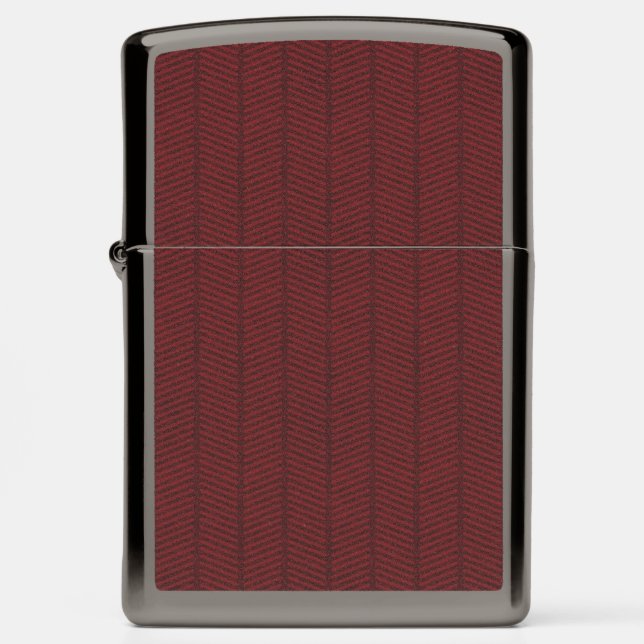 Dark Red Herringbone Pattern (Front)