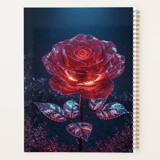 Dark Red Rose Planner (Dos)