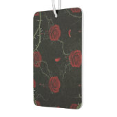 Dark Red Roses Thorns Gothic Pattern Luchtverfrisser (Links)