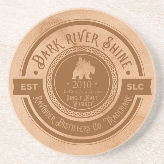 Dark River Shine Sunshine Dessous de verre Vicram (Devant)