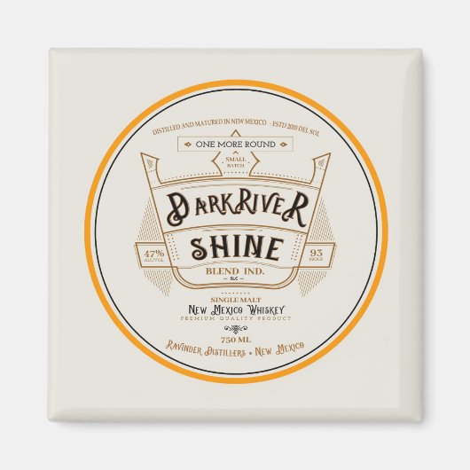 Dark River Shine Sunshine Magnet Vicram (Devant)