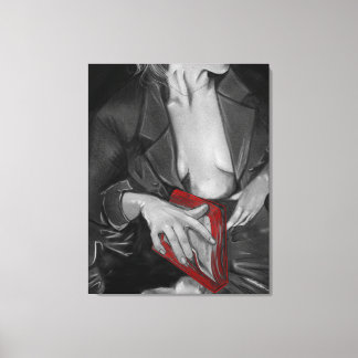 Dark Romance Book Lover Canvas