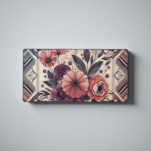 Dark Romance Bourgogne Art Déco Floral Été