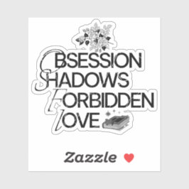 Dark Romance Reader Sticker