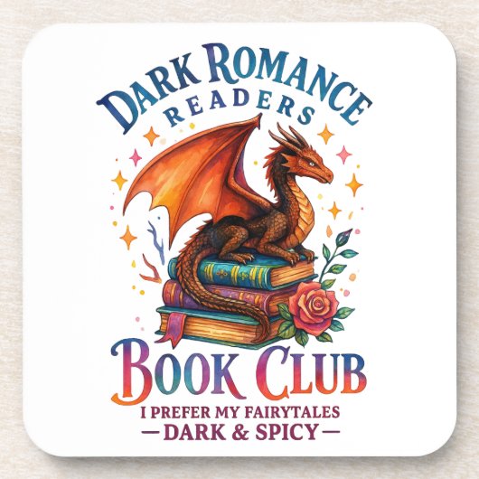 Dark Romance Readers... Bier Onderzetter (Voorkant)