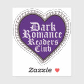Dark Romance Readers Club Sticker (Vel)
