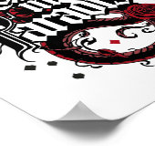 Dark Romance Tattoo Style Quote Poster (Hoek)