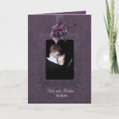 Dark Romance Wedding Invitation (Devant)