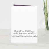 Dark Romance Wedding Invitation (Dos)