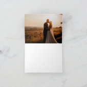 Dark Romantic Floral Rozen Dutch Master Wedding Bedankkaart (Binnen)