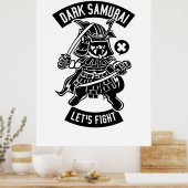 Dark Samurai Poster (Keuken)