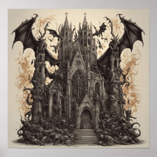 Dark Sanctum: Laat je metalen ziel los met gothic Poster